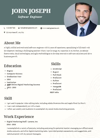 Resume using ChatGPT Prompts